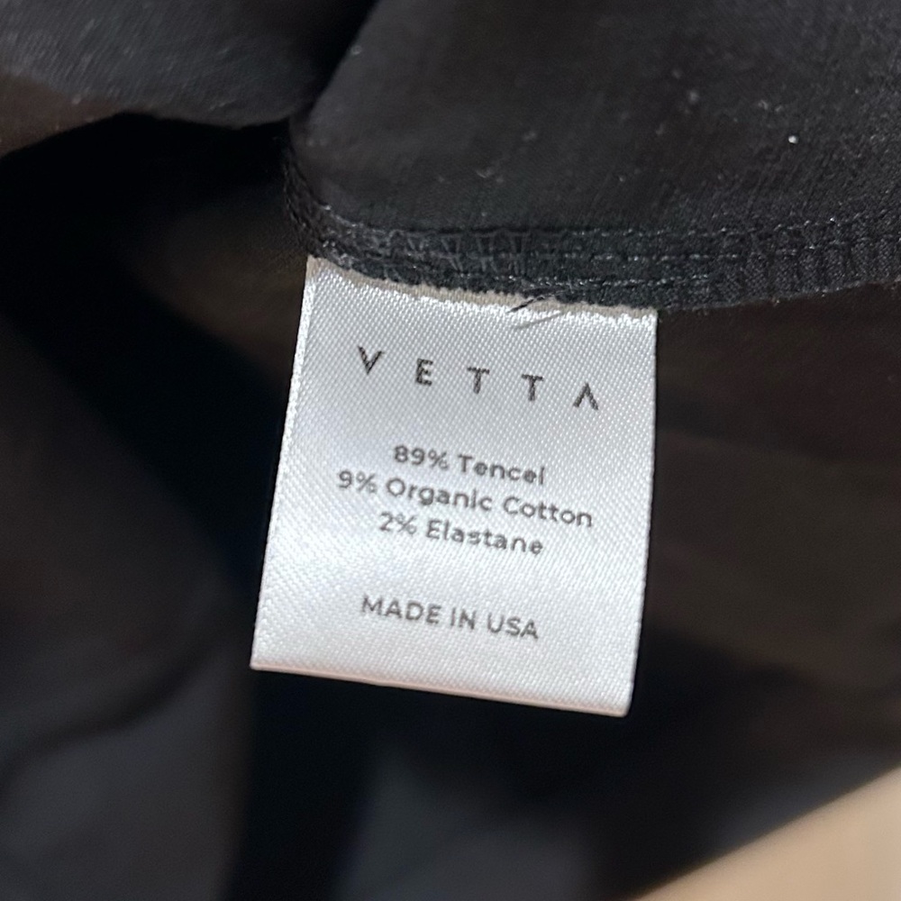 NWT Vetta Short Sleeve Sheath Dress in Washed Black - Women’s Size Small - Picture 4 of 6